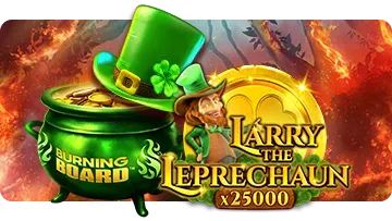 Larry The Leprechaun Burning Board thumbnail