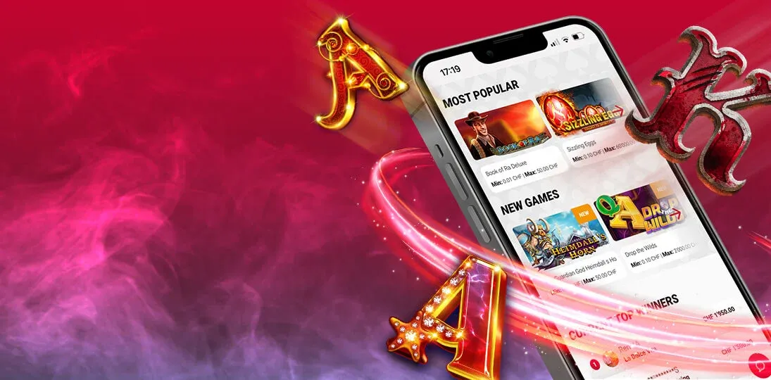 jackpots.ch Online-Casino App